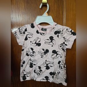 Primark Disney Minnie Mouse Pink Tee 4–5Y